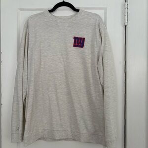 Giants Men's Gray Long Sleeve Shirt